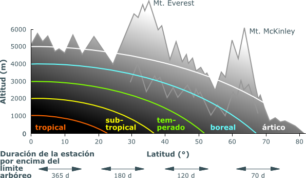 altitude for latitude